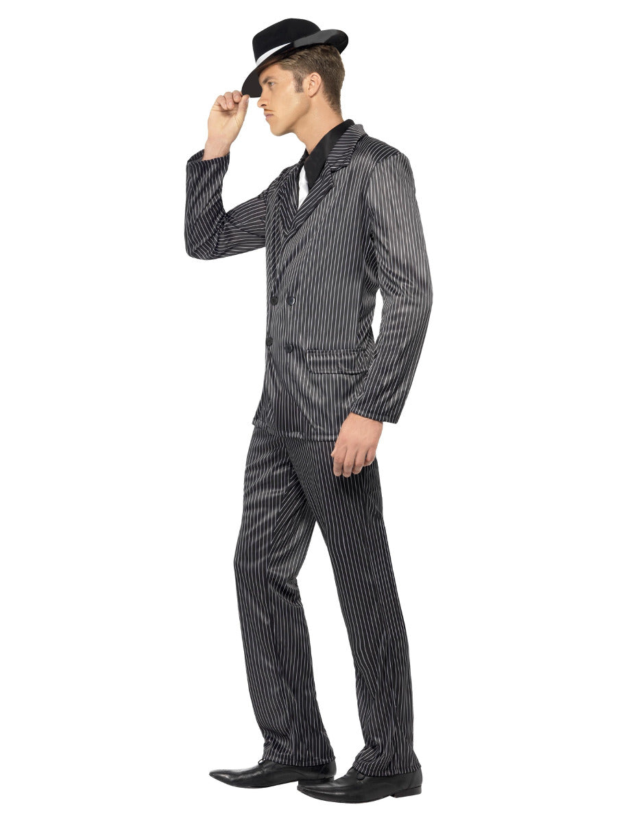 Gangster Costume, Black - 4