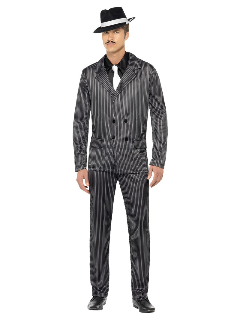 Gangster Costume, Black - 1