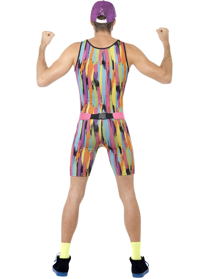 Aerobics Instructor Costume, Multi-Coloured 2