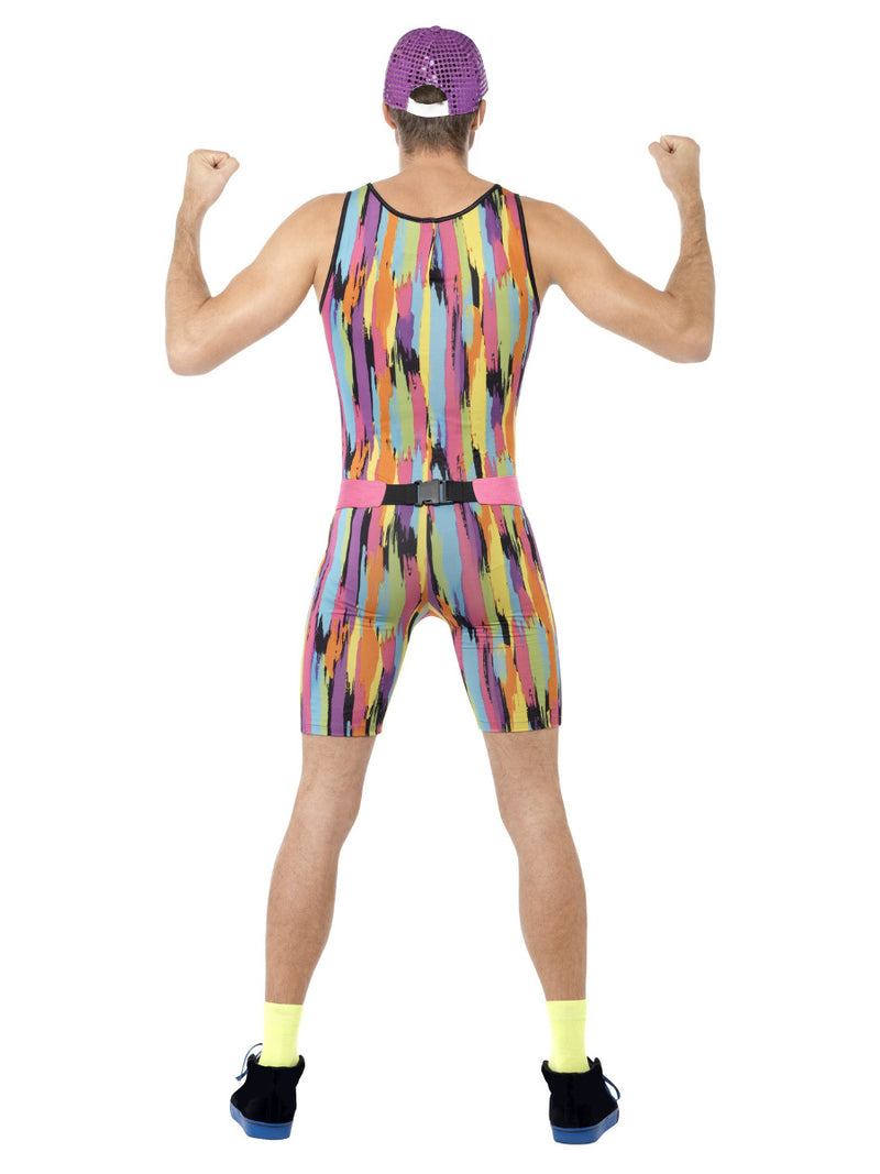 Aerobics Instructor Costume, Multi-Coloured - 3