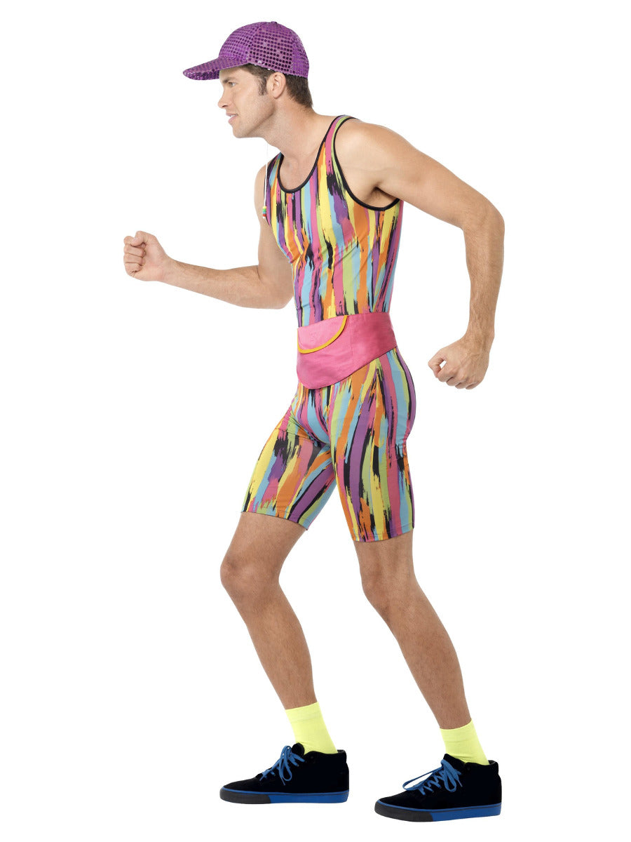 Aerobics Instructor Costume, Multi-Coloured - 4
