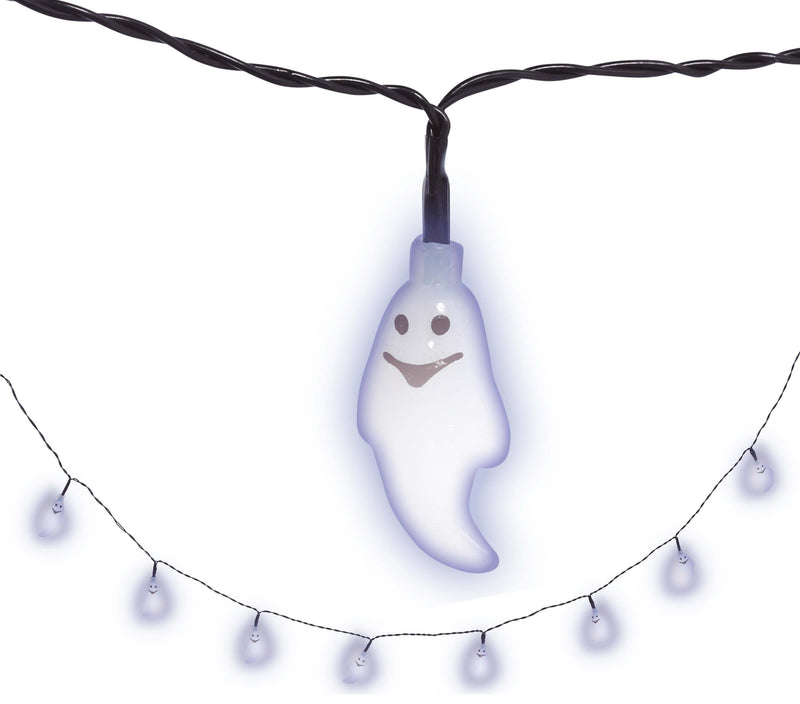 LED GARLAND 10 GHOSTS BATTERIES
