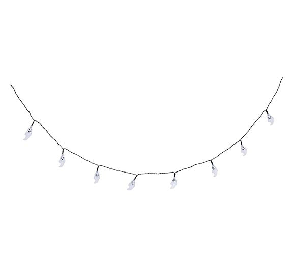 LED GARLAND 10 GHOSTS BATTERIES