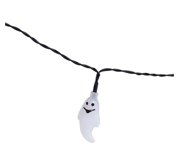 LED GARLAND 10 GHOSTS BATTERIES