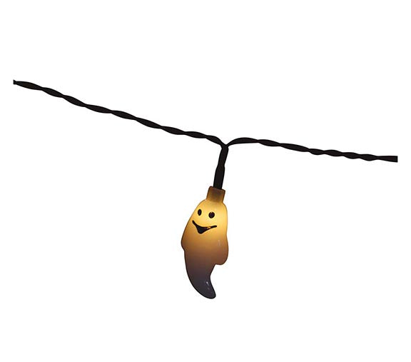 LED GARLAND 10 GHOSTS BATTERIES
