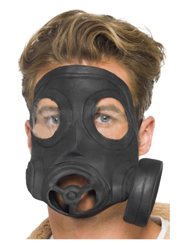 Gas Mask, Latex, Black - 2