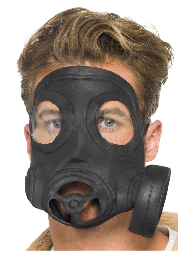 Gas Mask, Latex, Black - 1