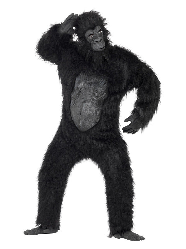 Deluxe Gorilla Costume, Black - 2