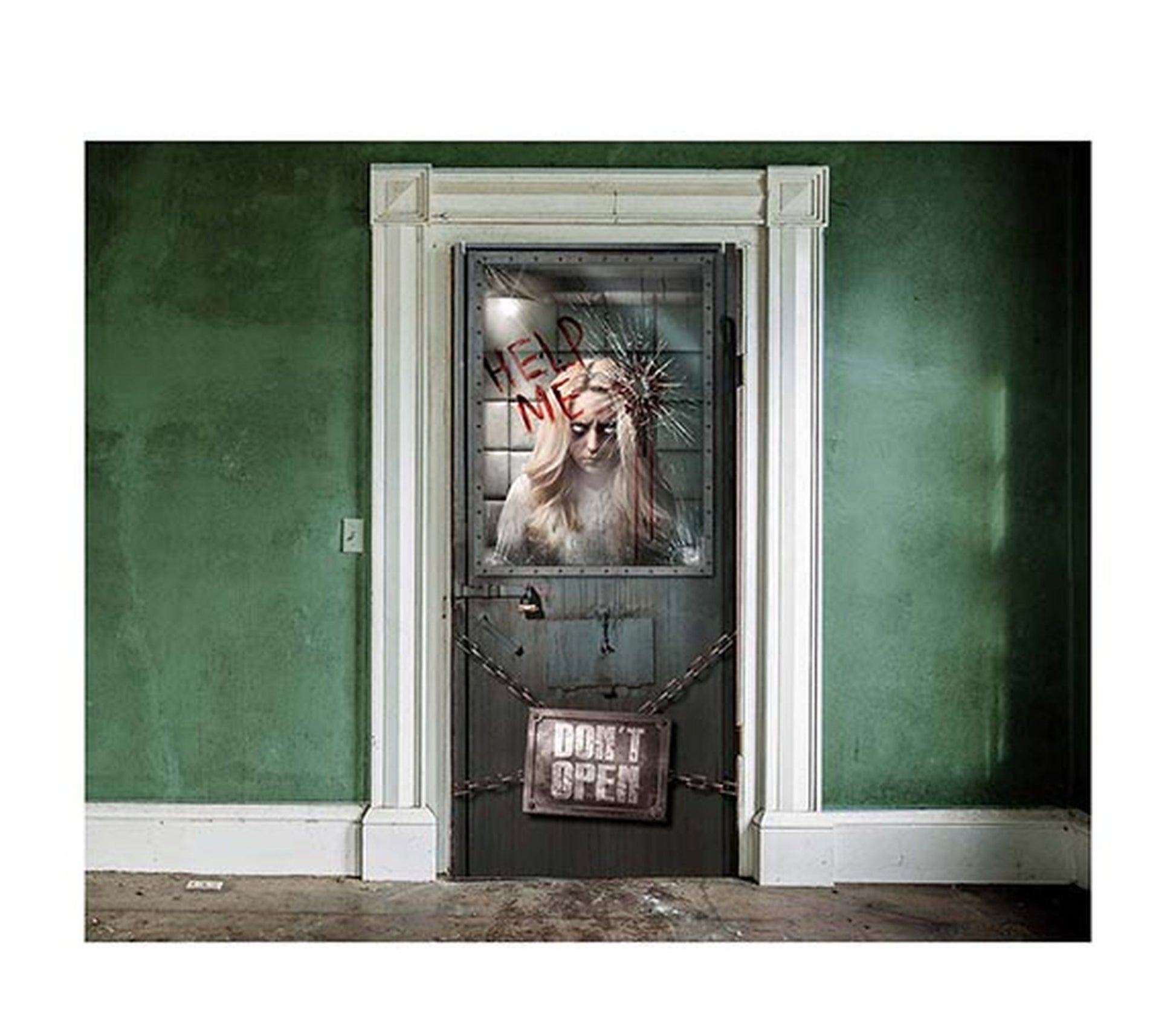 SCARY DOOR DECORATION, 80X180 CM