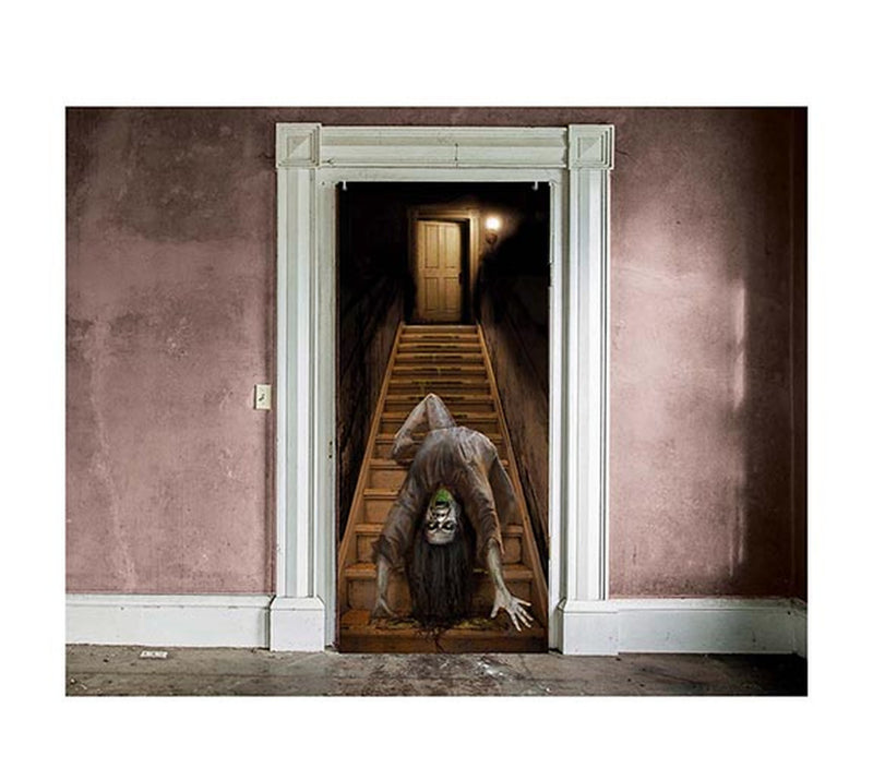 SCARY DOOR DECORATION, 80X180 CM
