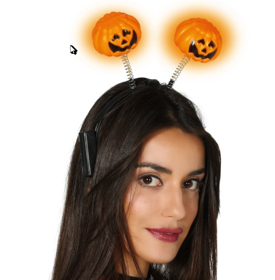 PUMPKIN HEADBAND WITH LIGHT