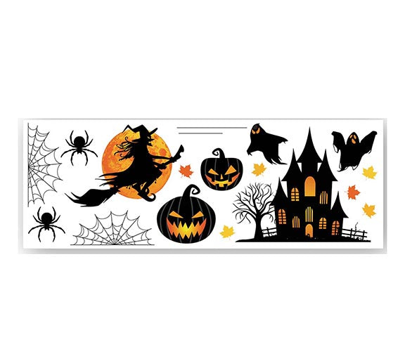 ADEHESIVE WALL SILHOUETTE DECORATION 70X80 CM