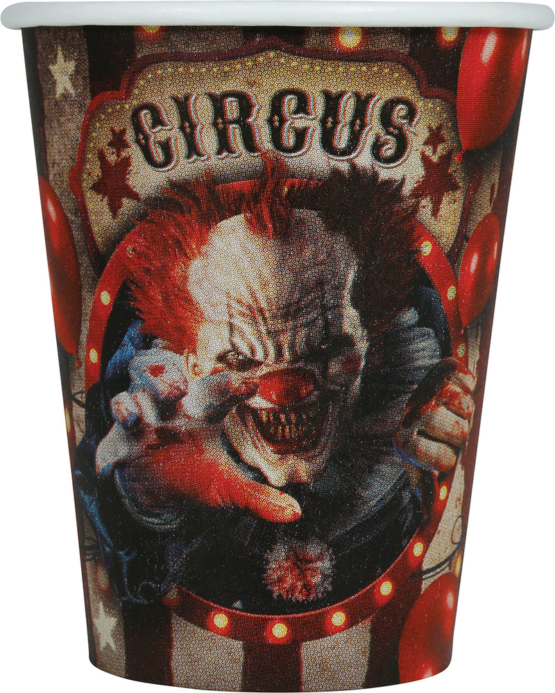 BAG OF 6 CLOWN CUPS 355 CL. 11 CM
