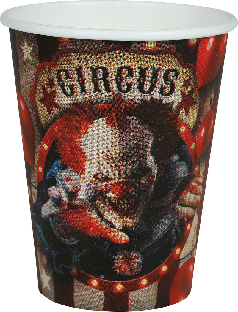 BAG OF 6 CLOWN CUPS 355 CL. 11 CM