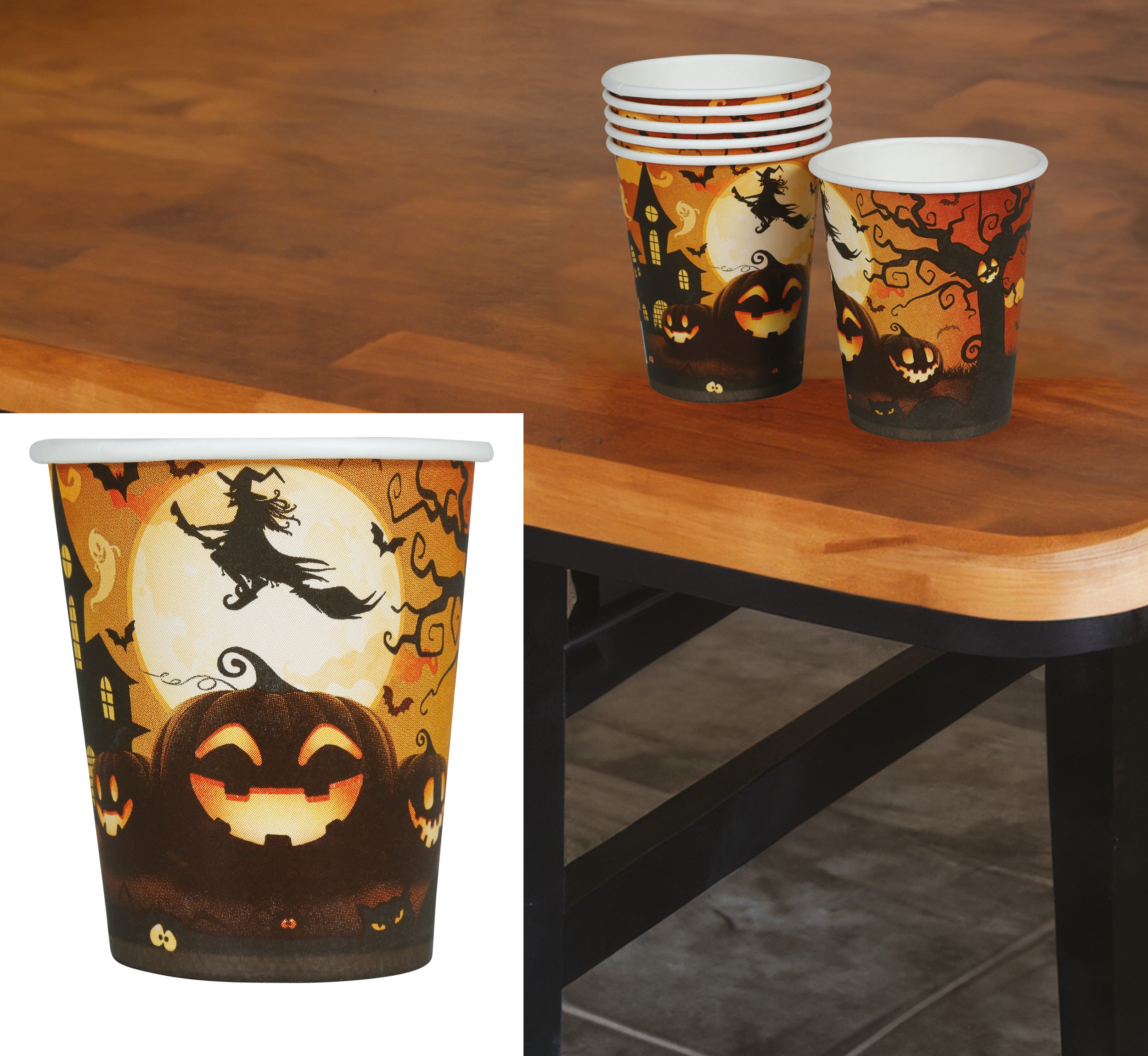 BAG: 6 GLASSES 240 ML, 9 CM