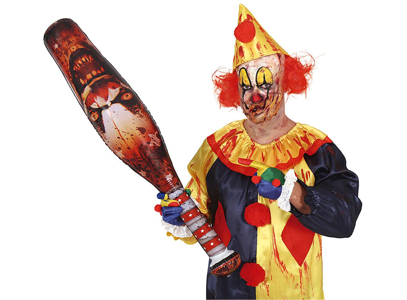 INFLATABLE CLOWN BAT 90 CM