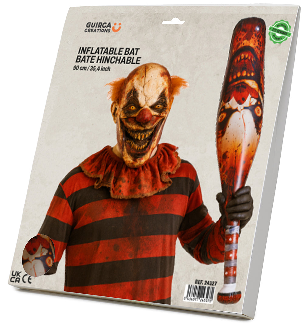 INFLATABLE CLOWN BAT 90 CM