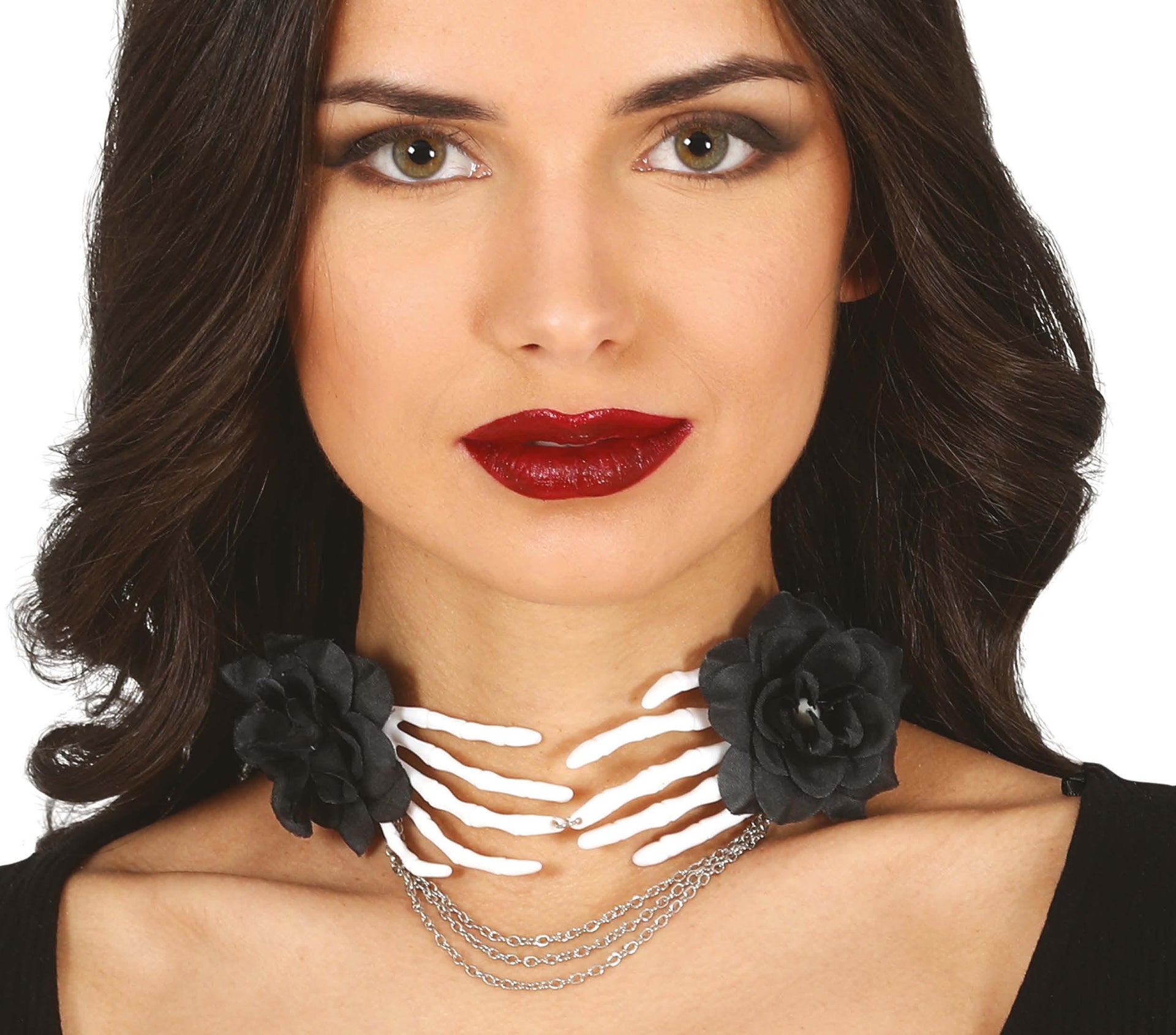 SKELETON HANDS CHOKER