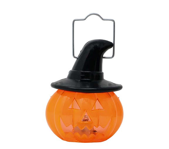 PUMPKIN WITH LIGHT, 8X7 CM