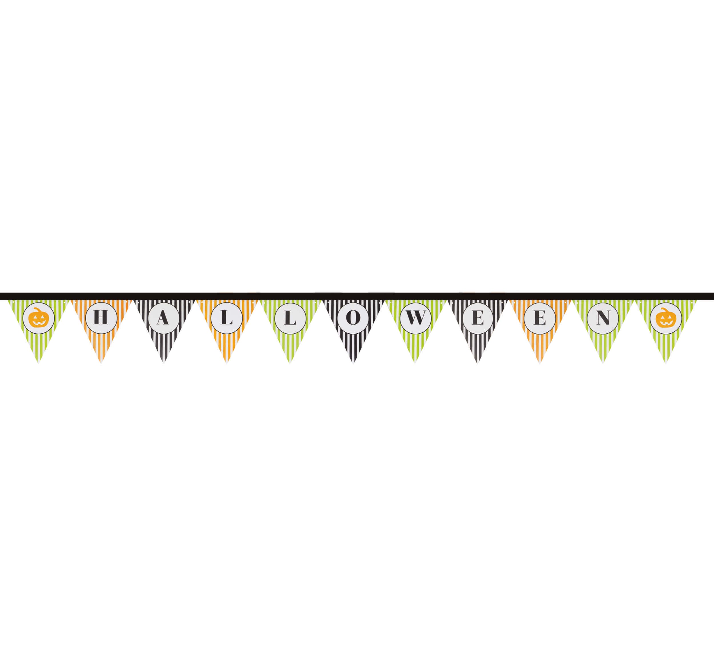 HALLOWEEN PENNANT BUNTING 28X360 CM HQ