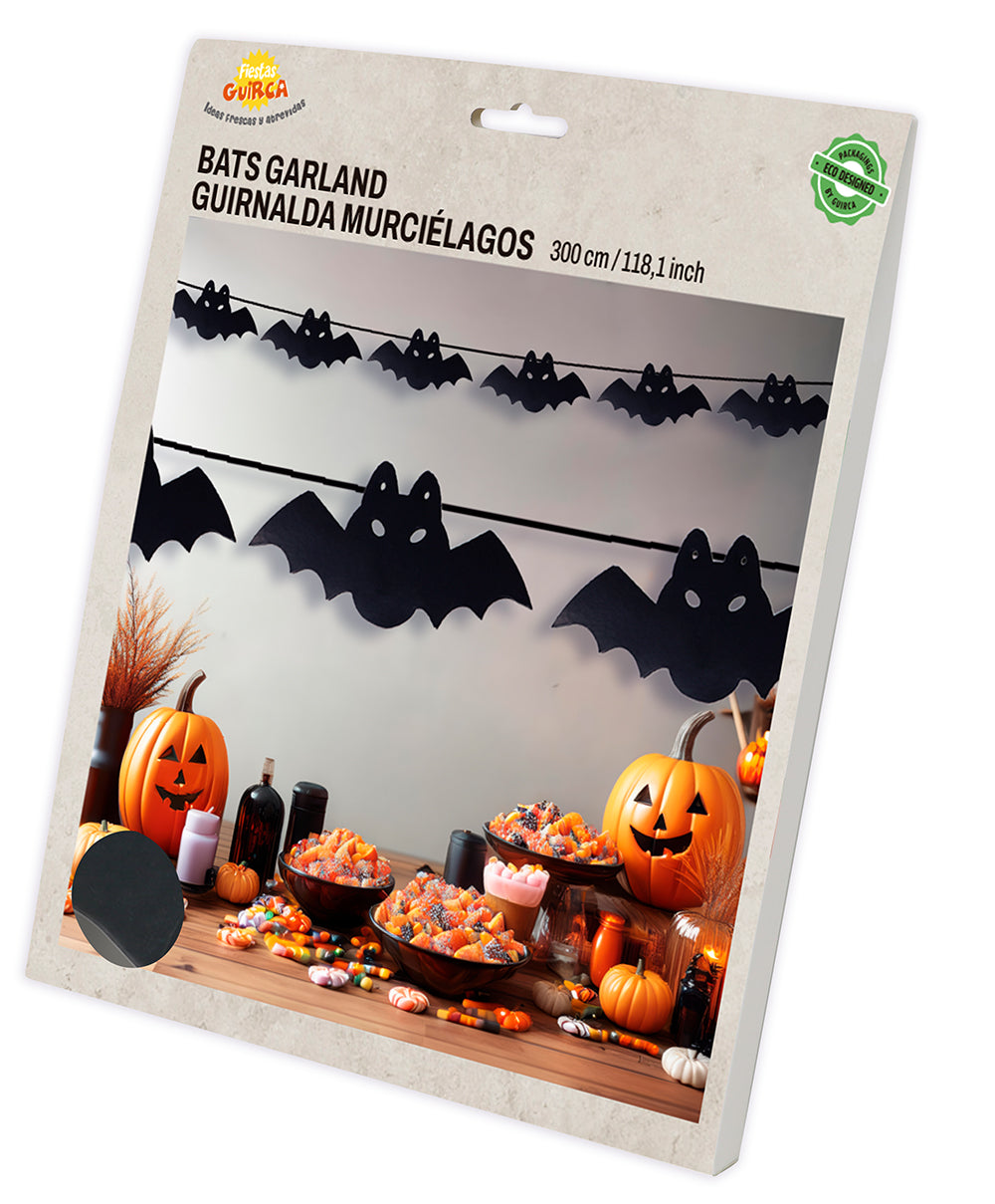 BAT GARLAND 300 CM 20X10 CM HQ