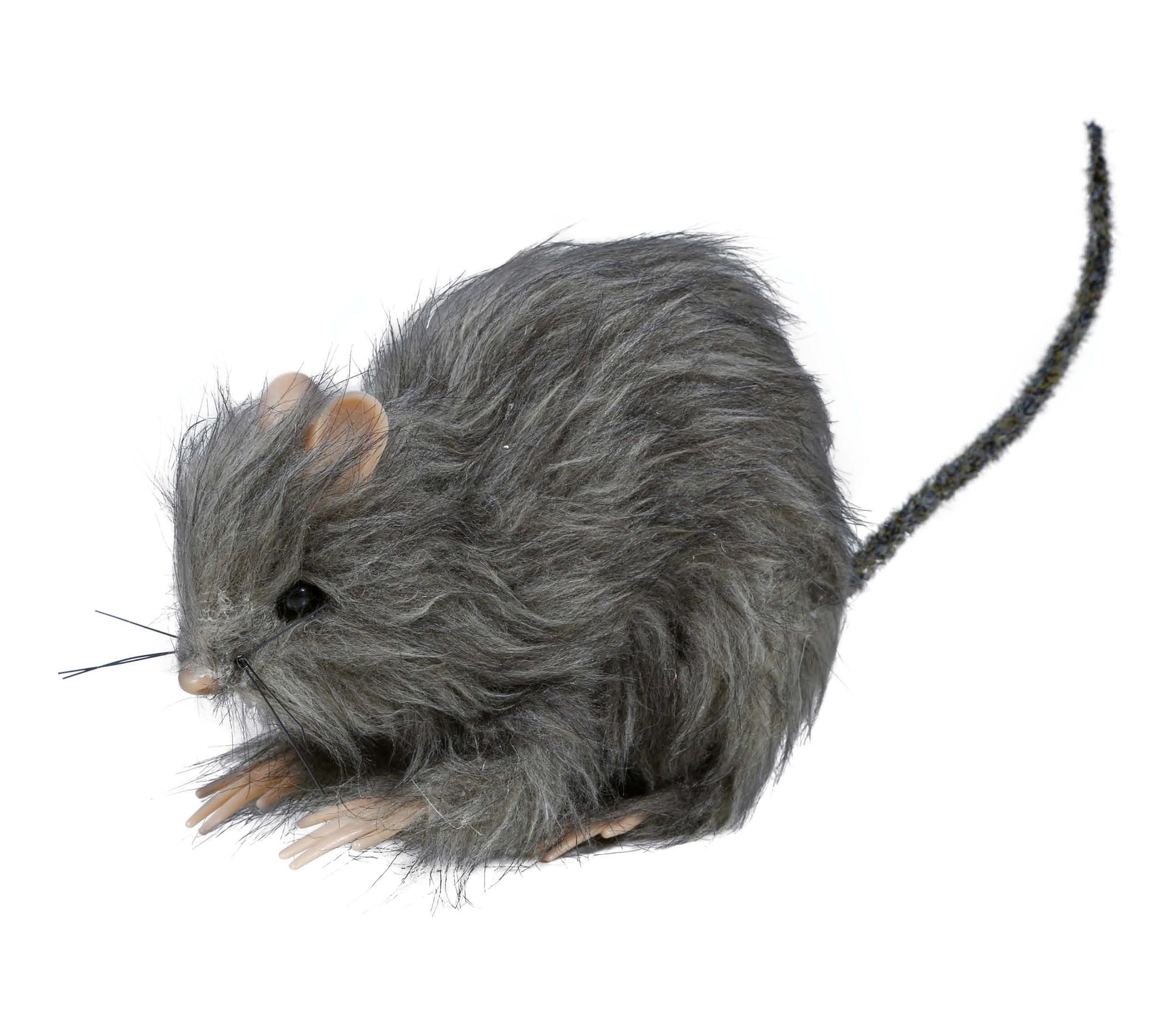 SMALL FURRY RAT 15 CMS.