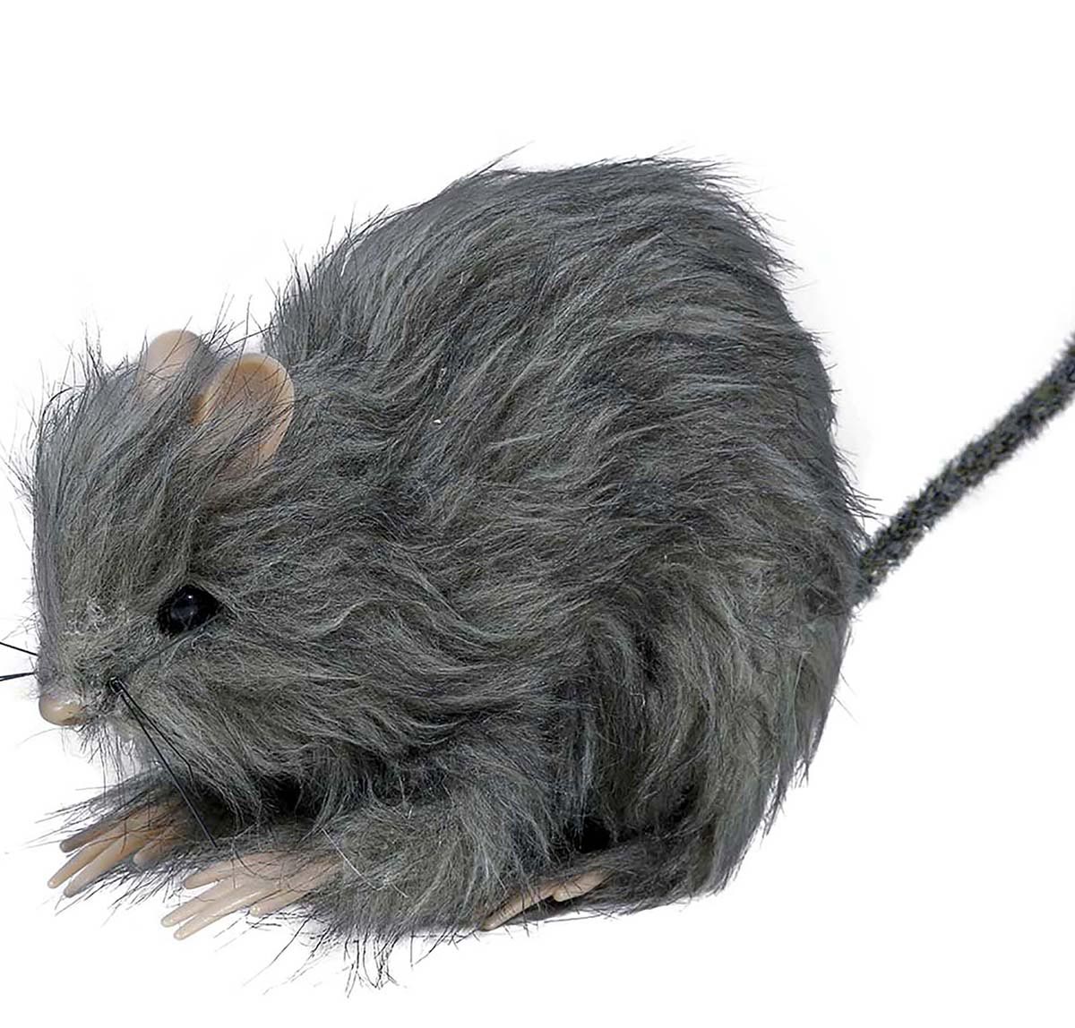 SMALL FURRY RAT 15 CMS.