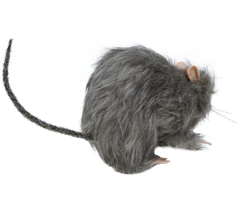 SMALL FURRY RAT 15 CMS.