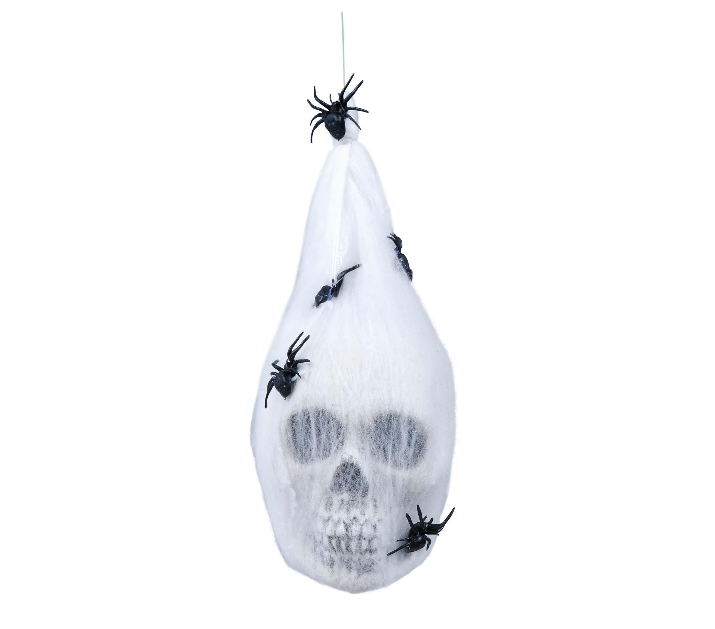 SPIDER WEB BAG WITH SKULL 25 CMS.