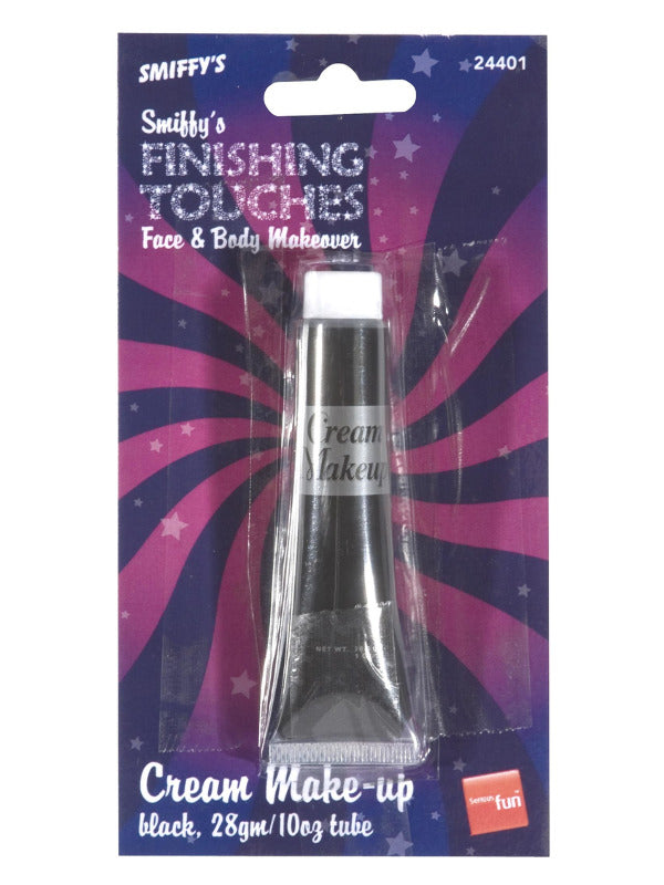 Smiffys Make-Up FX, Aqua Cream Make-Up, Black - 2
