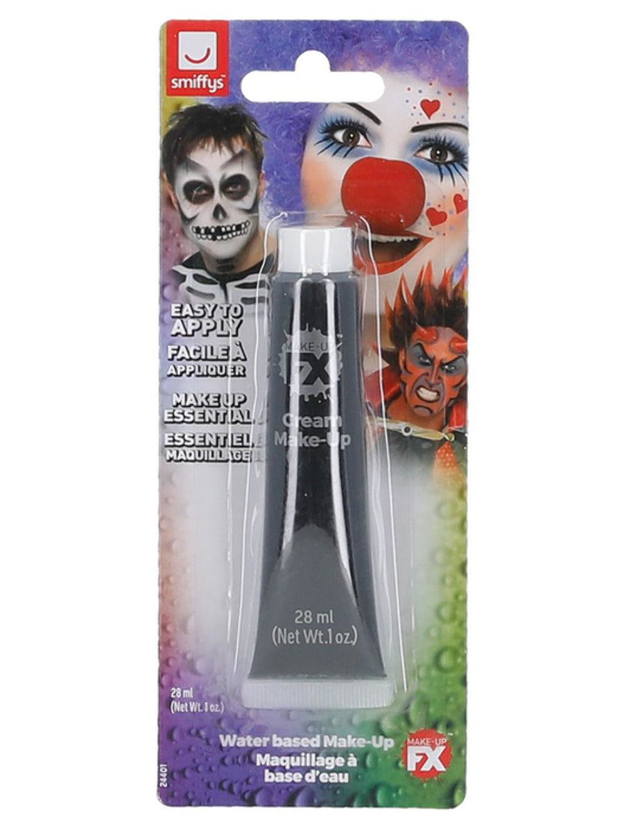 Smiffys Make-Up FX, Aqua Cream Make-Up, Black - 3