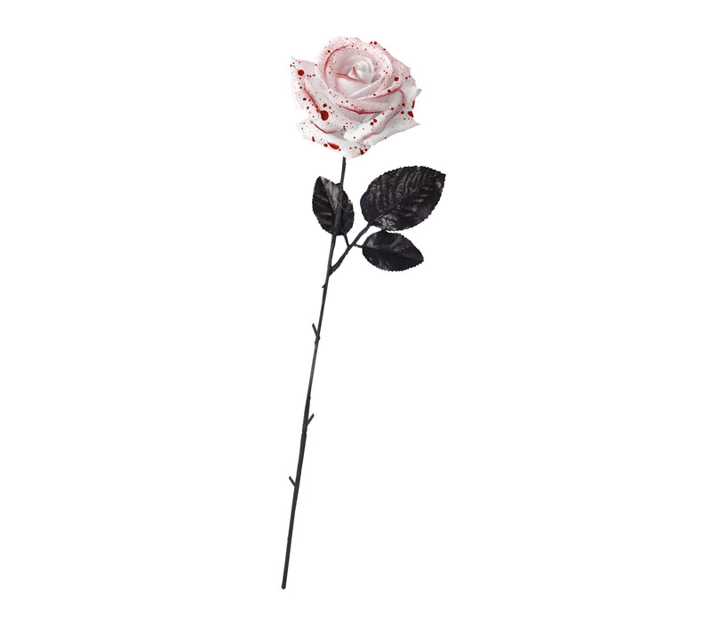 WHITE FLOWER WITH BLOOD 42 CMS.