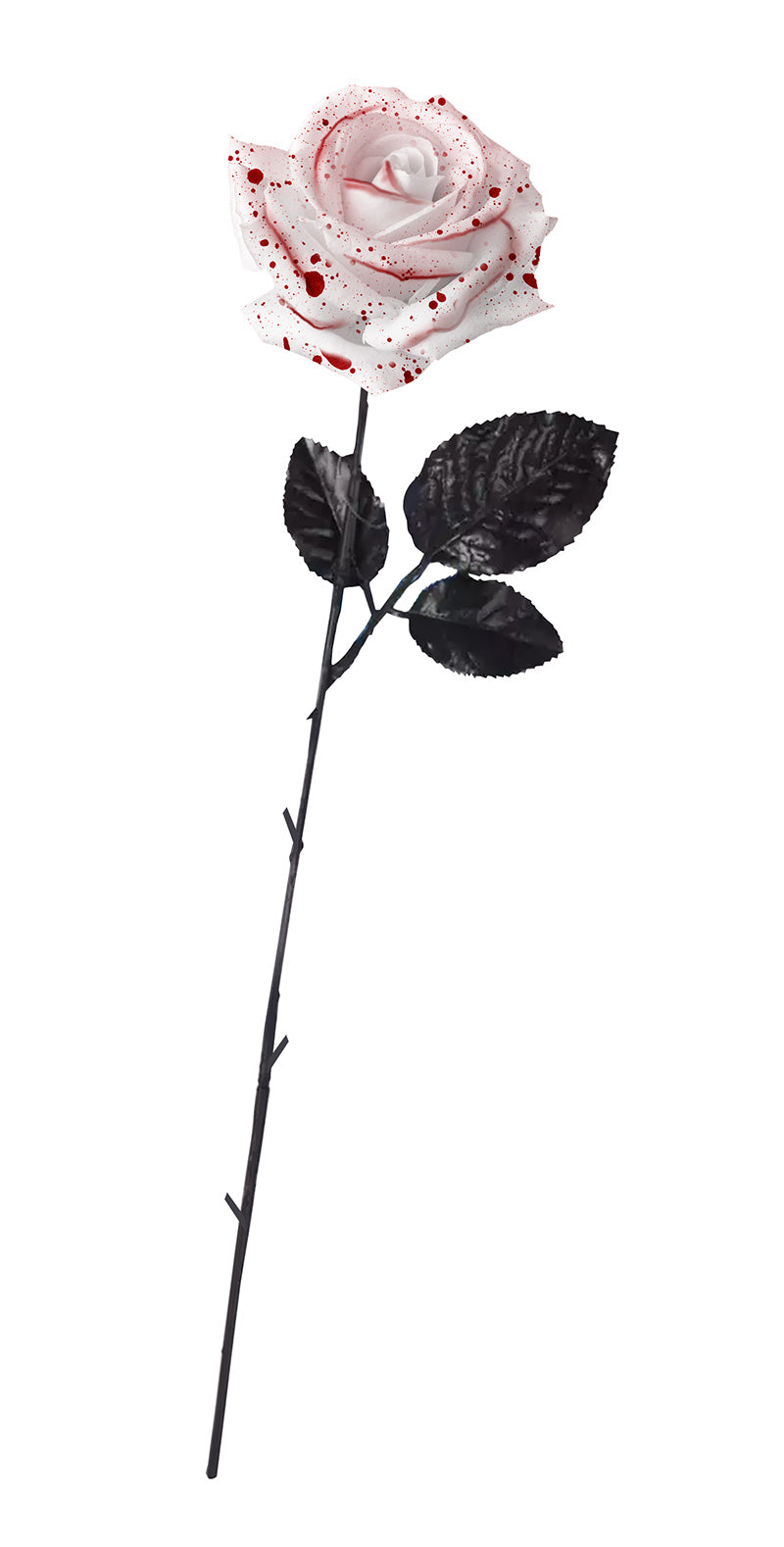 WHITE FLOWER WITH BLOOD 42 CMS.