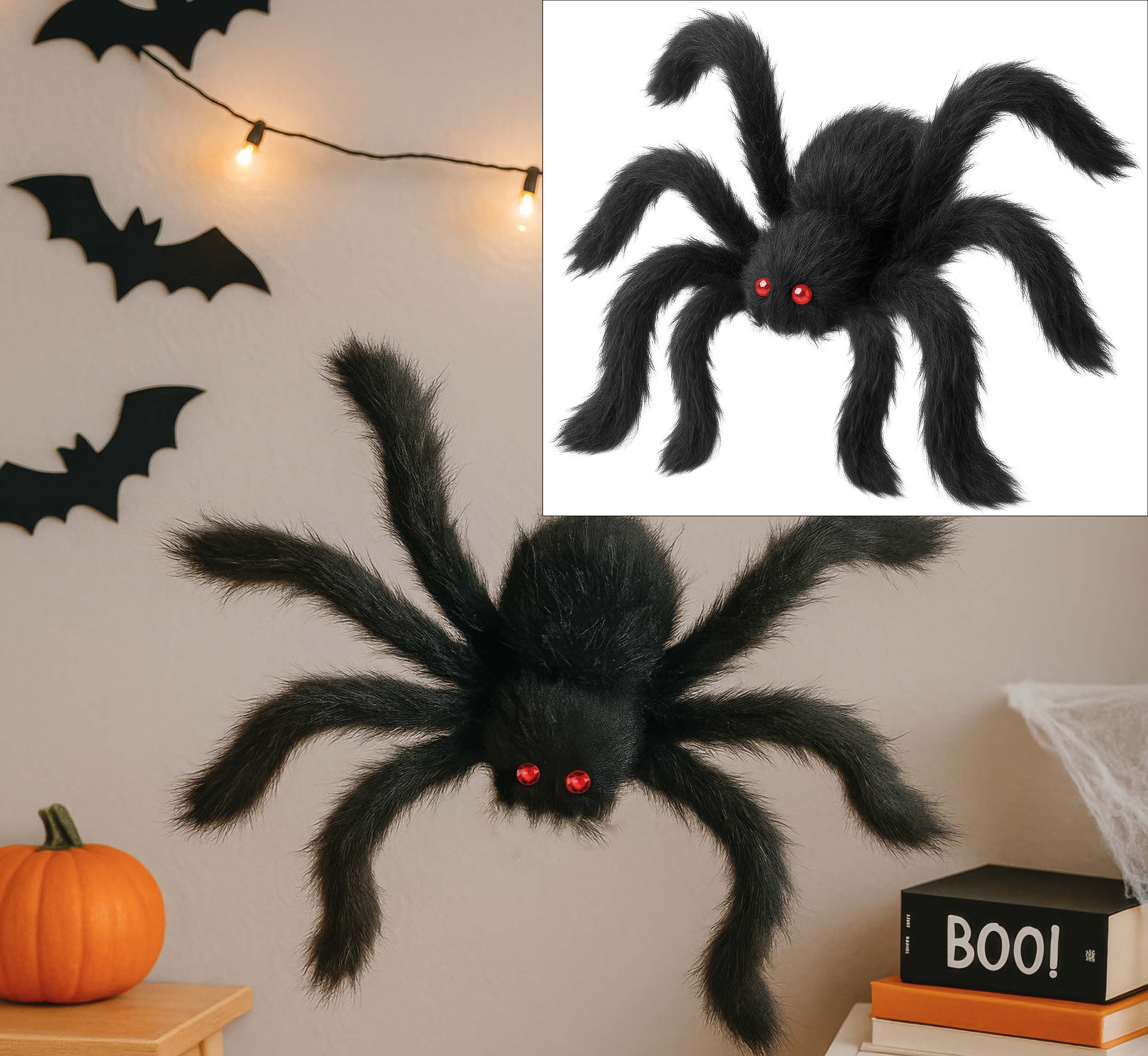 BLACK SPIDER, 50 CMS.