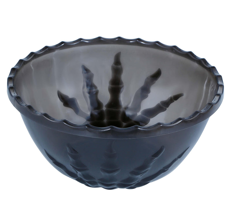 BLACK SKELETON HAND BOWL, 14X33 CMS CMS.