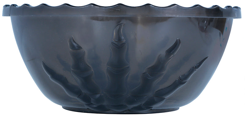 BLACK SKELETON HAND BOWL, 14X33 CMS CMS.