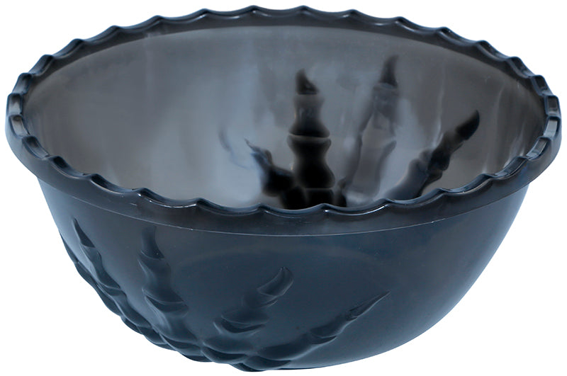 BLACK SKELETON HAND BOWL, 14X33 CMS CMS.