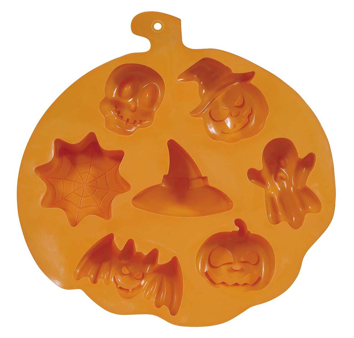 MOLD FOR 6 PUMPKIN BISCUITS, 27X17 CMS.