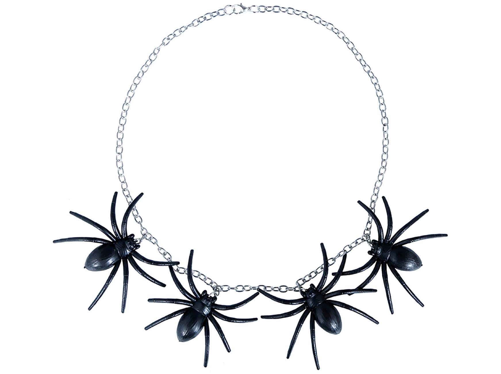 SPIDER NECKLACE AND EARRINGS SET