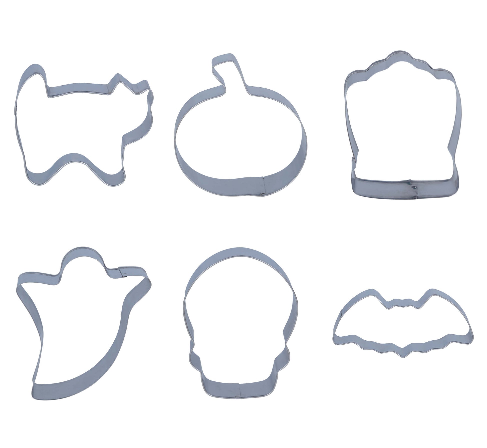 SET 6 METAL COOKIE MOULD