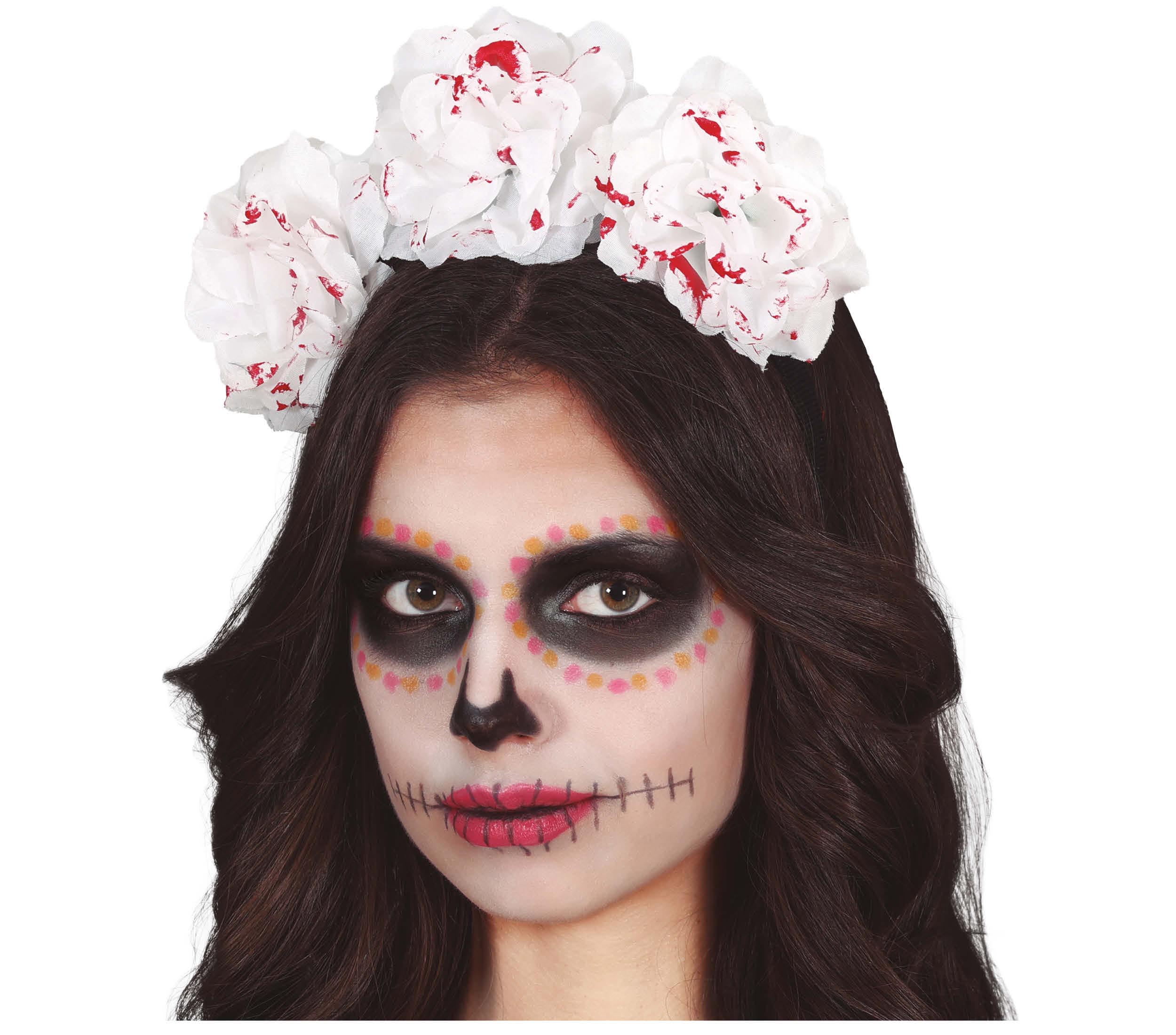 BLOODY FLOWERS HEADBAND