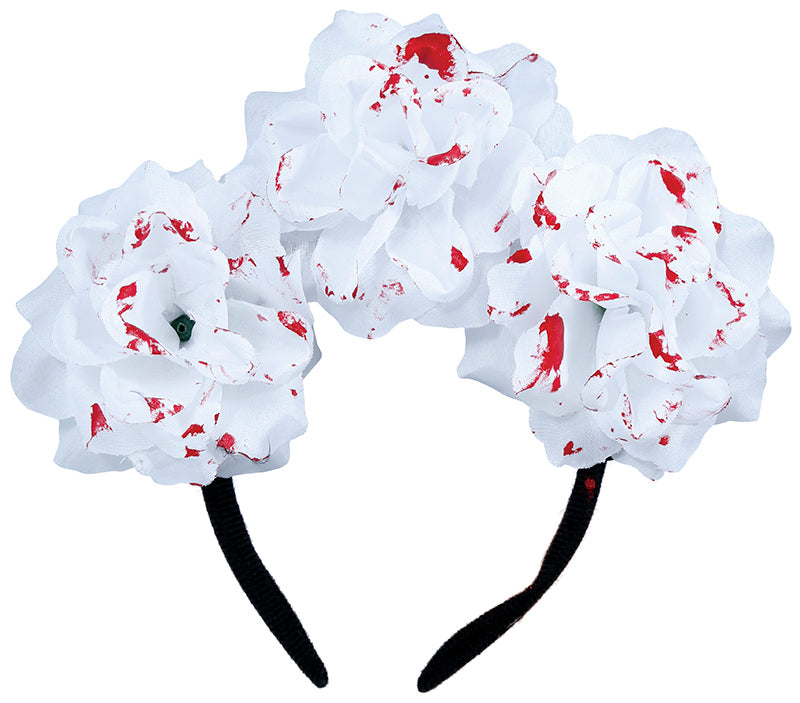 BLOODY FLOWERS HEADBAND