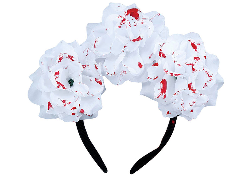 BLOODY FLOWERS HEADBAND