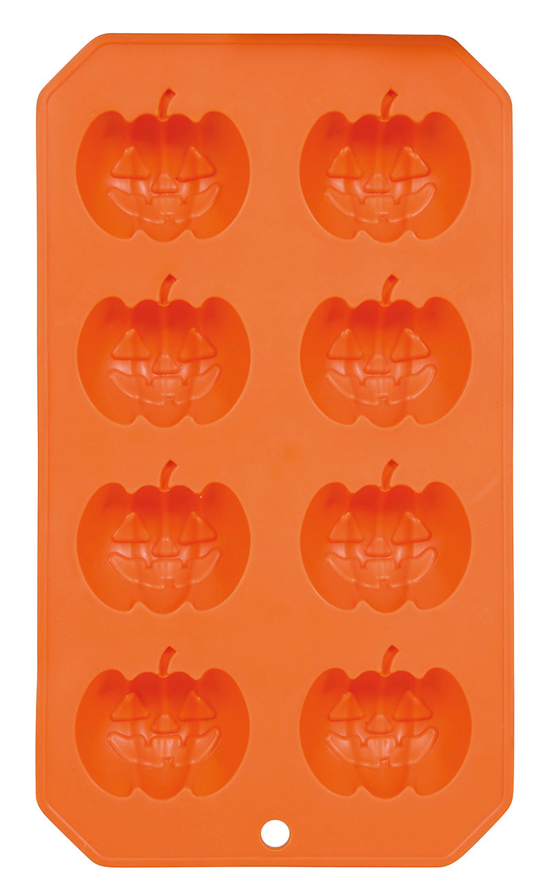 ICE TRAY 8 PUMPKINS 22X12 CMS.