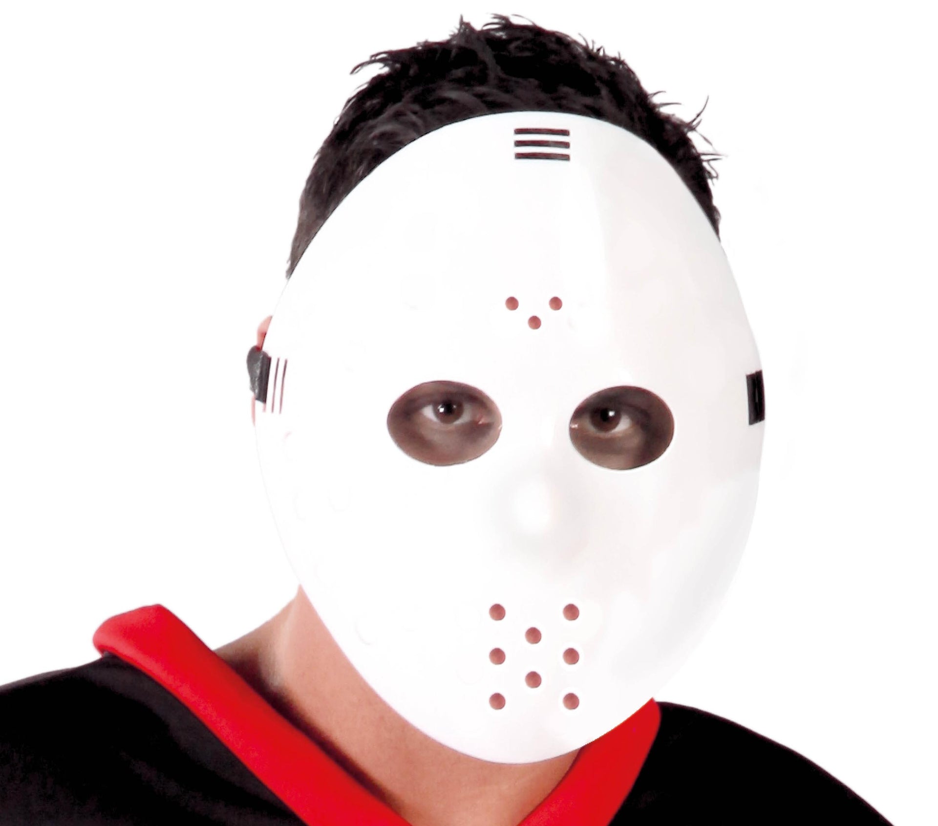 WHITE HOCKEY MASK PVC