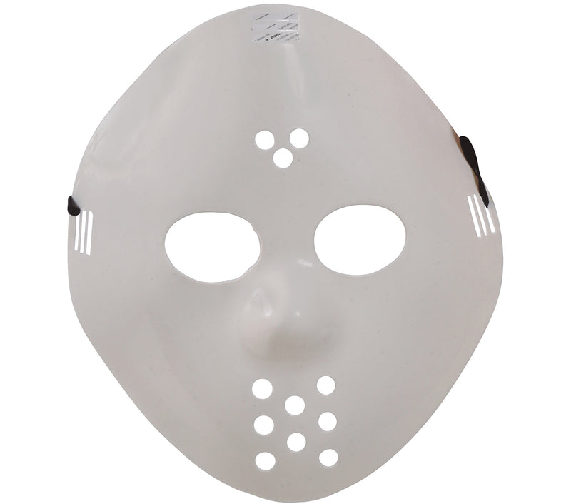 WHITE HOCKEY MASK PVC