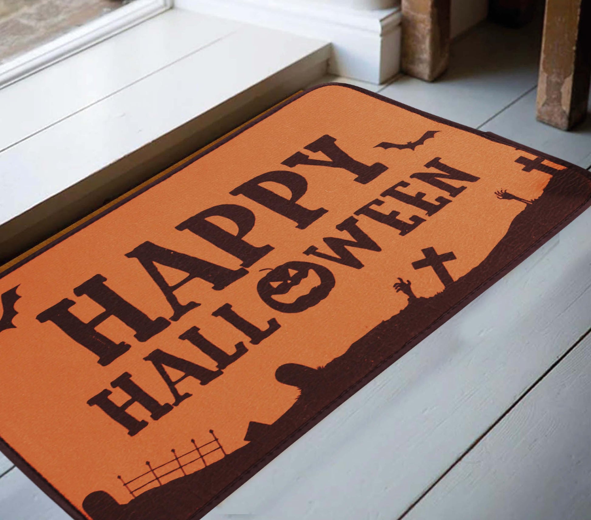 HALLOWEEN DOORMAT, 60X40 CMS