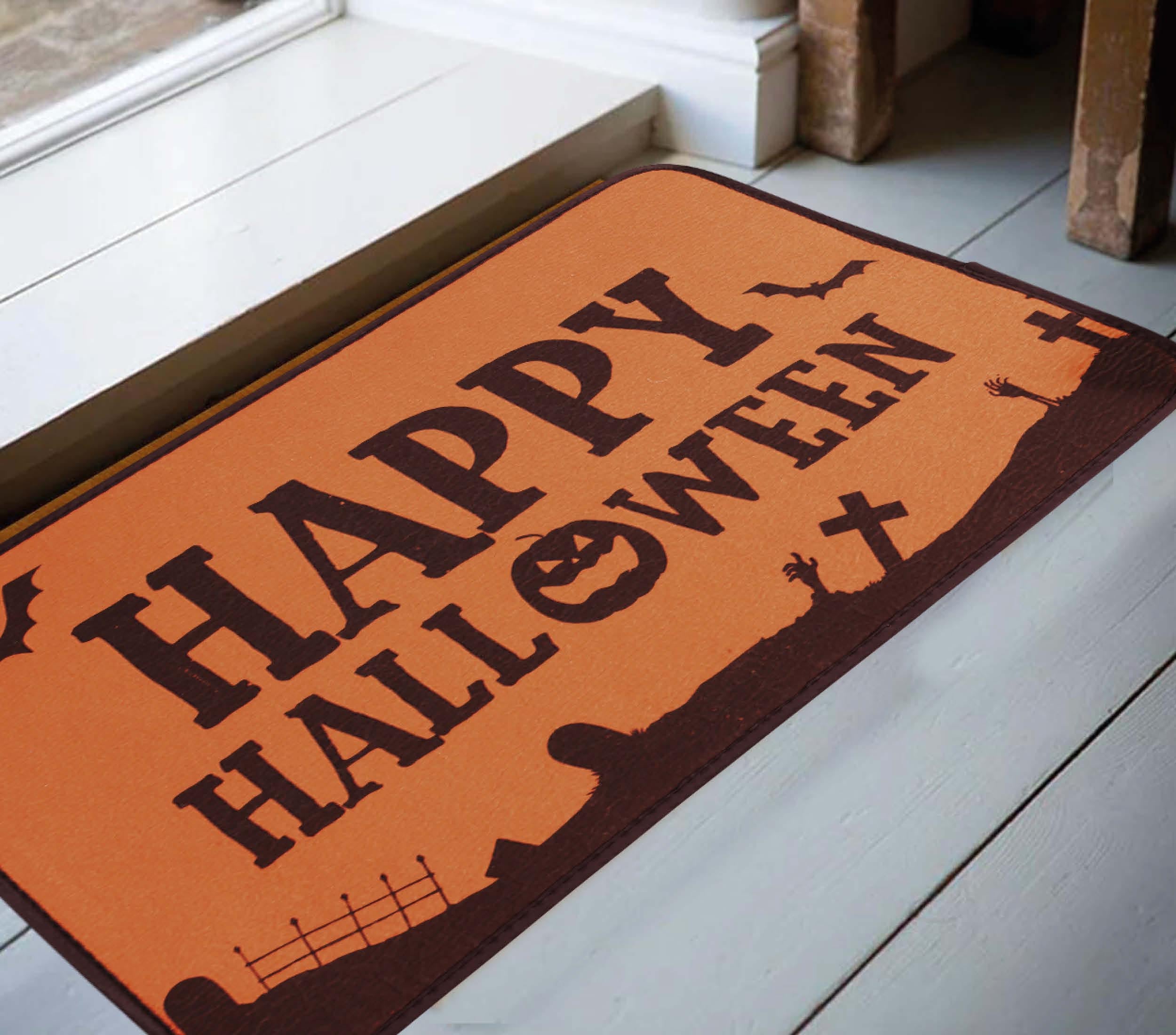 HALLOWEEN DOORMAT, 60X40 CMS