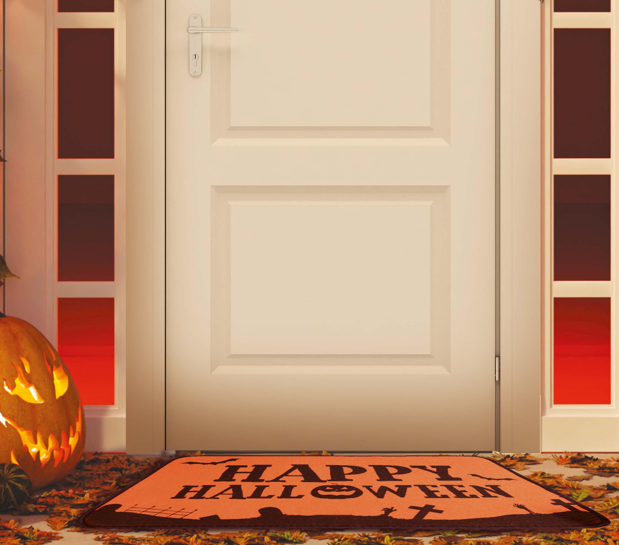 HALLOWEEN DOORMAT, 60X40 CMS