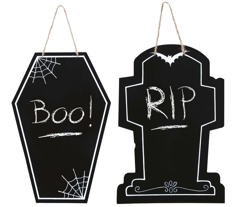 ASSORTED HALLOWEEN BLACKBOARDS 40X27 CMS.